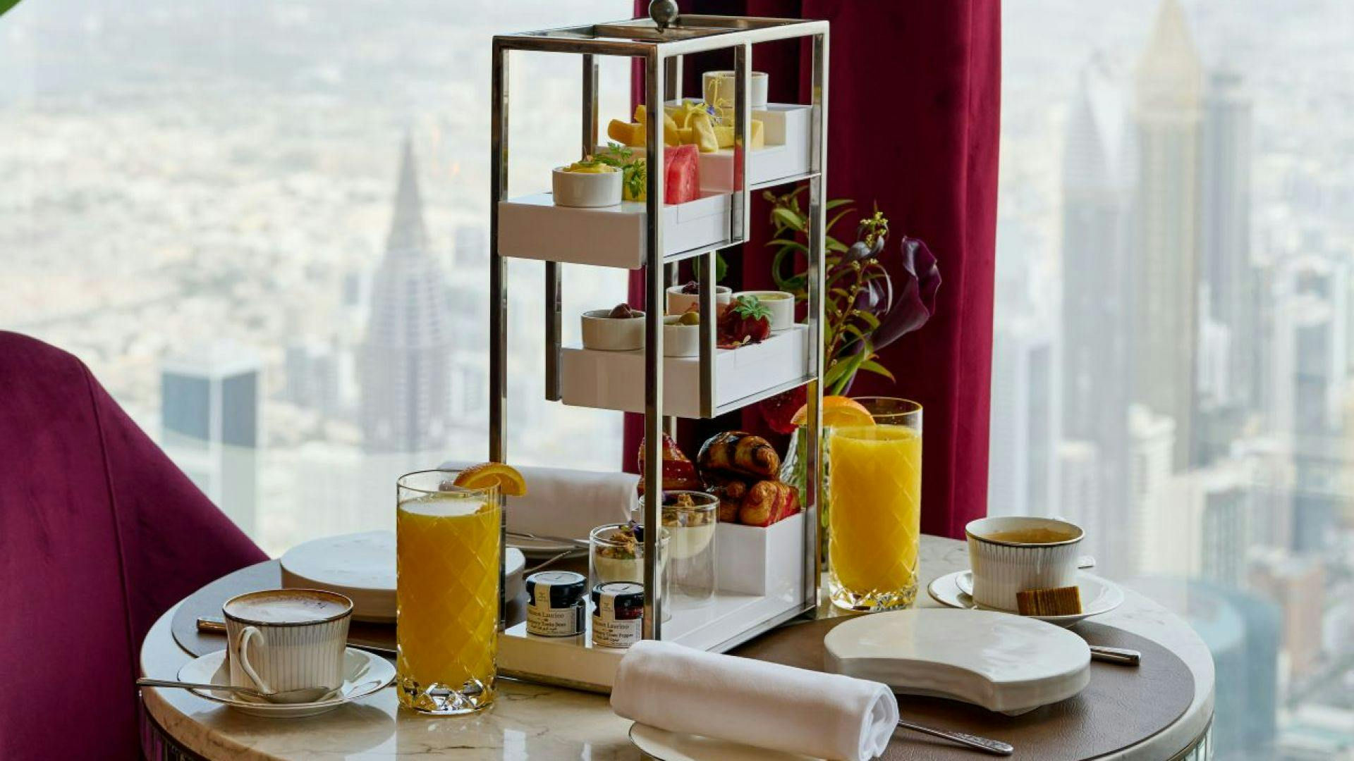 At.mosphere Burj Khalifa: 3-Course Afternoon Tea with Soft Drinks - Photo 1 of 4